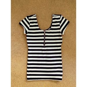 Guess Striped Shirt with Zipper